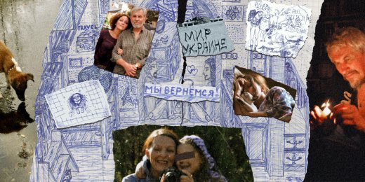 Надписи «в виде слияния двух человек В. В. Путина и А. Гитлера». Как за антивоенные граффити посадили семью художников