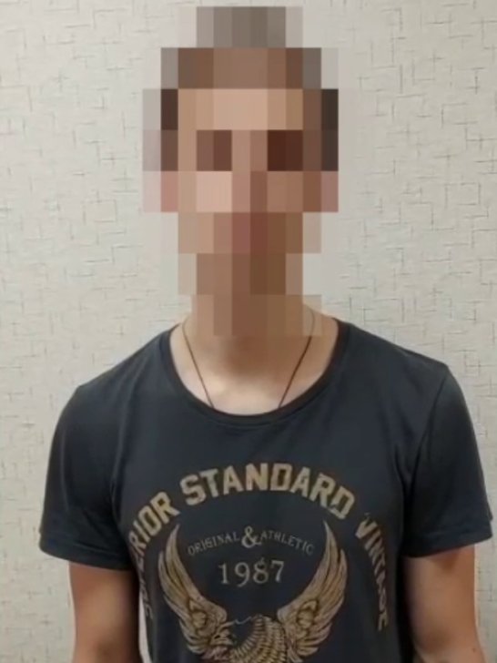 Screenshot from the video apology. Video apologies are an established form of state harassment in Russia, read more about them in <a href="https://umehhimk---mekodxpr-bsccljbcrq-ez.a.run.app/en/apology-videos-and-more-post-full-scale-invasion-analysis-extrajudicial-pressure-tactics"><u>our report</u></a> / Source: Оперативные сводки